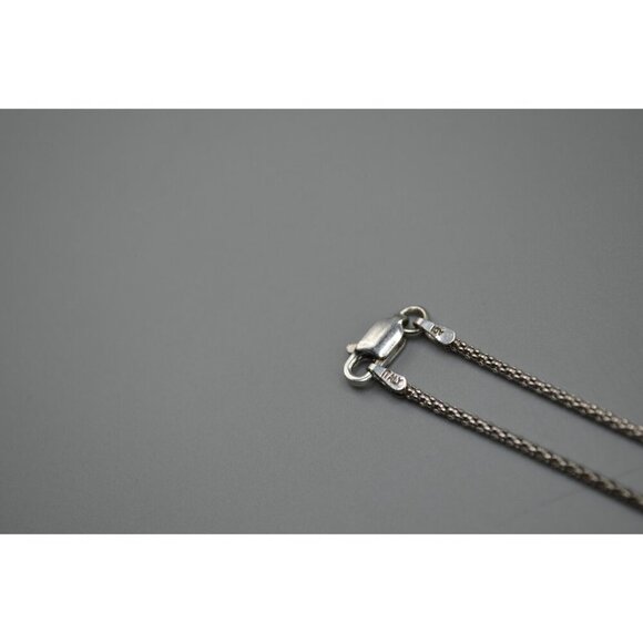 Lapis Lazuli Geometric Necklace Square + Triangle Cut 925 Silver Italy ADI 9.53g - Picture 8 of 9